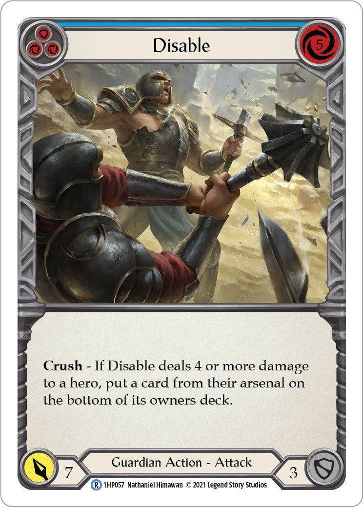Flesh and Blood TCG: Disable (Blue) image