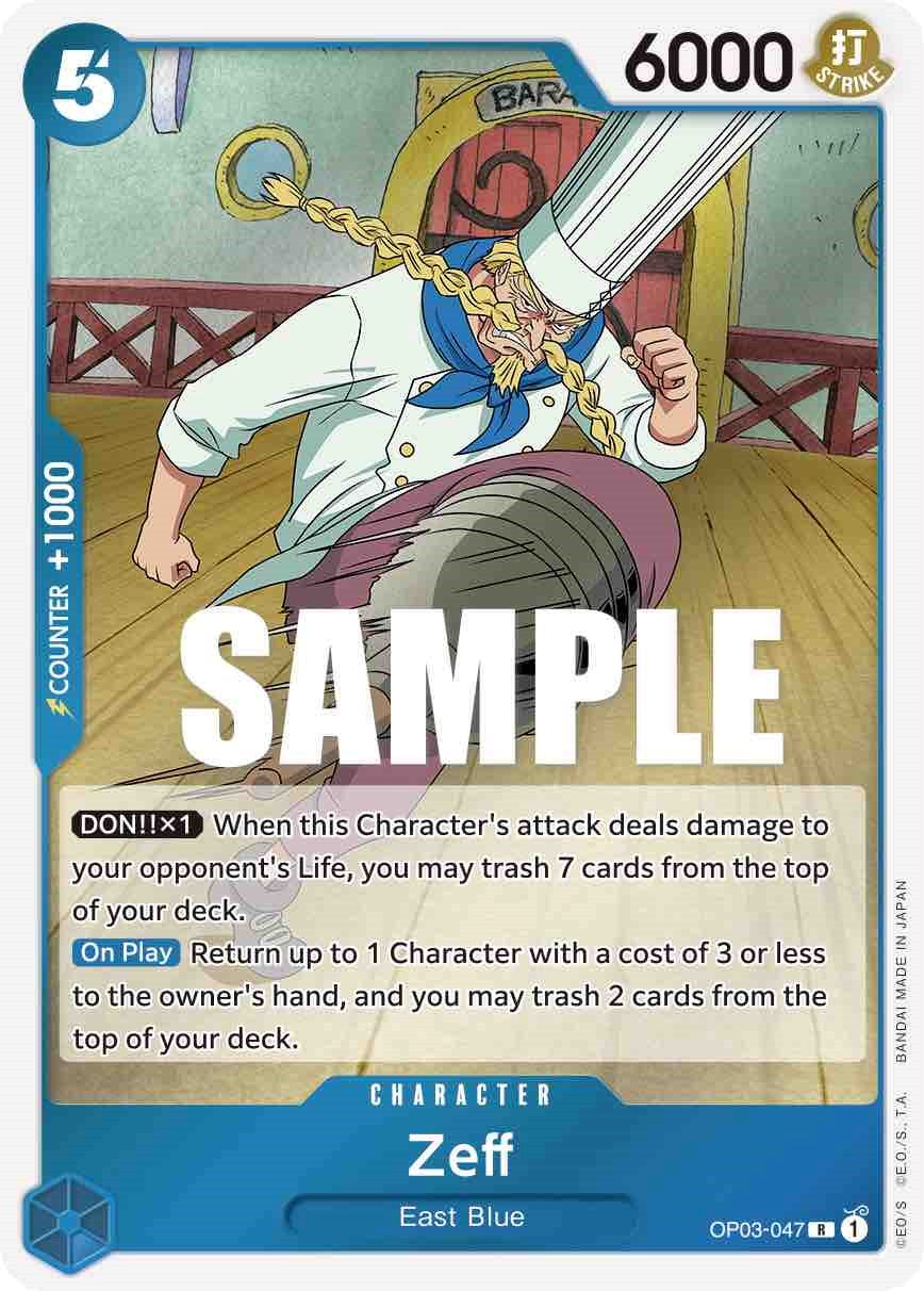 One Piece Card Game - Zeff - OP03-047 The Straw Hat Store One Piece Card Game - Zeff - OP03-047 The Straw Hat Store