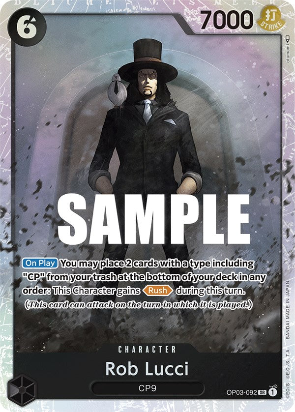 One Piece Card Game: Rob Lucci (092) card image