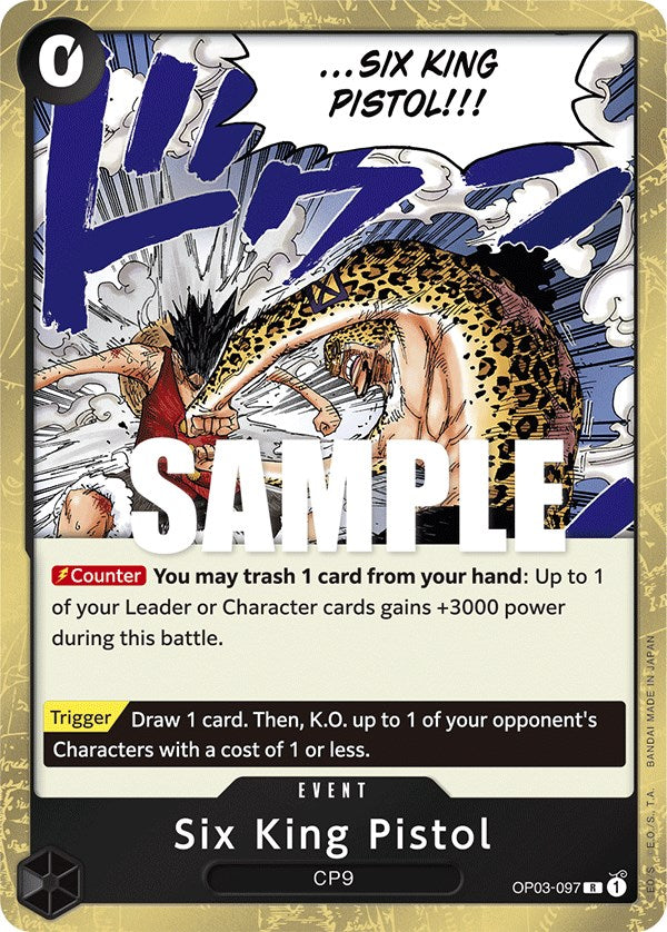 king one piece card game One Piece Card Game - Six King Pistol