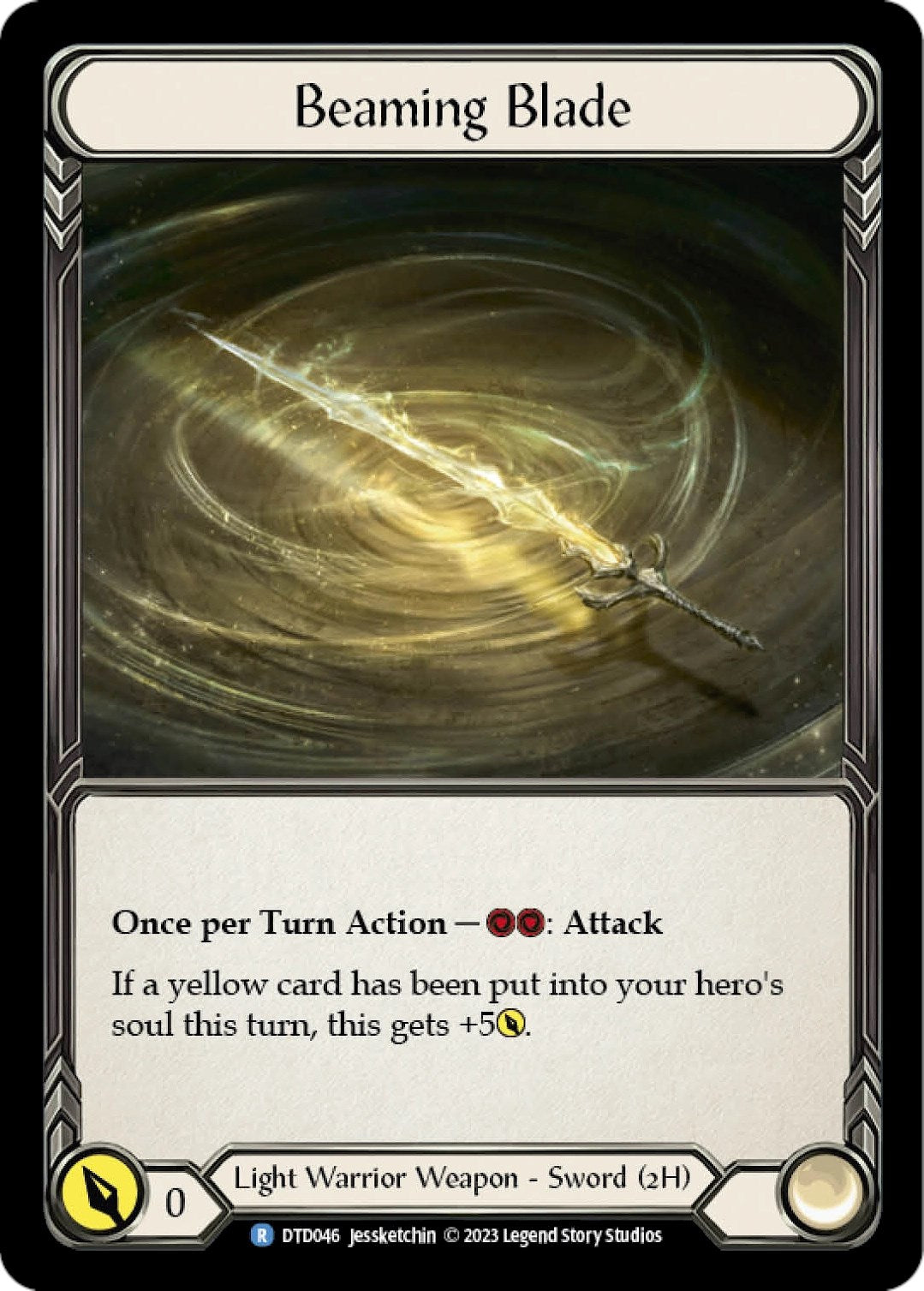 Flesh and Blood TCG: Beaming Blade image