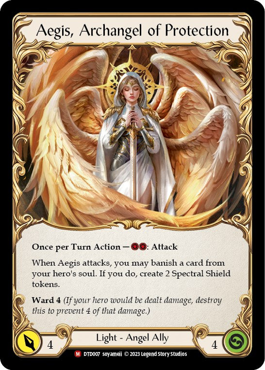 Flesh and Blood TCG: Figment of Protection // Aegis, Archangel of Protection image