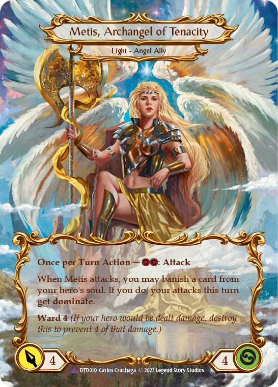 Flesh and Blood TCG: Figment of Tenacity // Metis, Archangel of Tenacity (Marvel) image