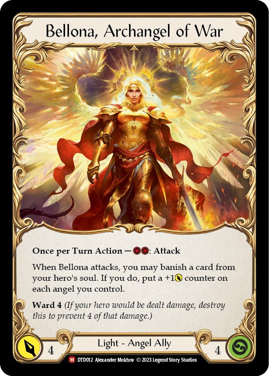 Flesh and Blood TCG: Figment of War // Bellona, Archangel of War image