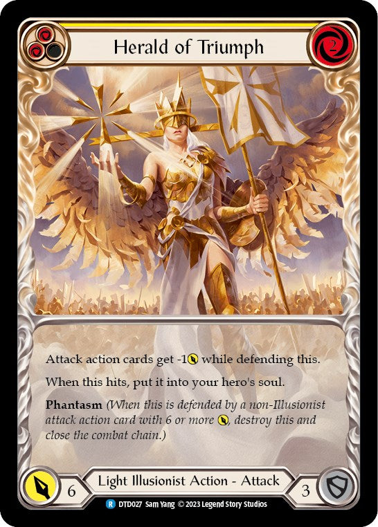 Flesh and Blood TCG: Herald of Triumph (Yellow) image