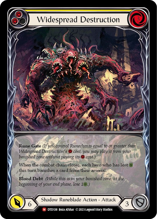 Flesh and Blood TCG: Widespread Destruction (Extended Art) image