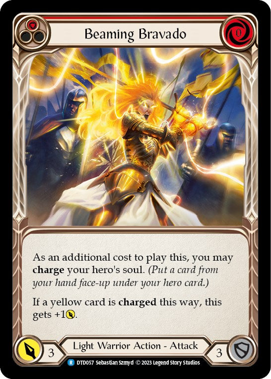 Flesh and Blood TCG: Beaming Bravado (Red) image