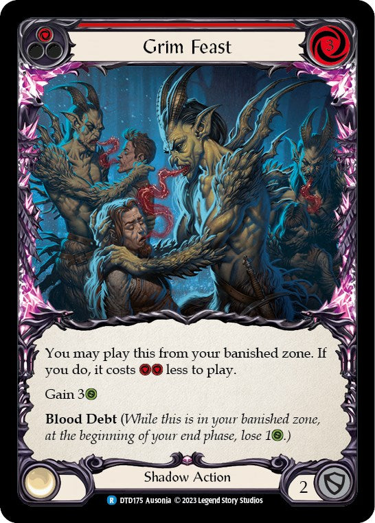 Flesh and Blood TCG: Grim Feast (Red) image