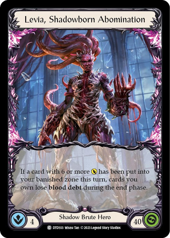 Flesh and Blood TCG: Levia, Shadowborn Abomination image