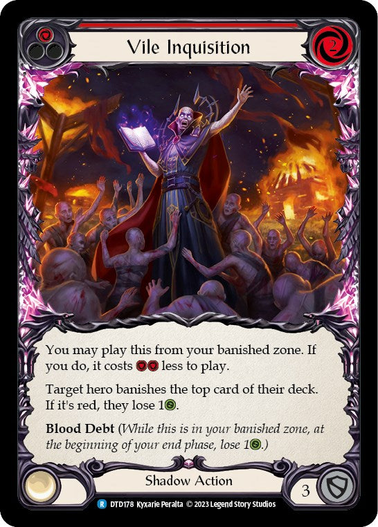 Flesh and Blood TCG: Vile Inquisition (Red) image