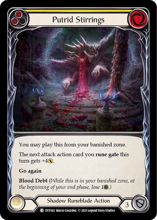 Flesh and Blood TCG: Putrid Stirrings (Yellow) image