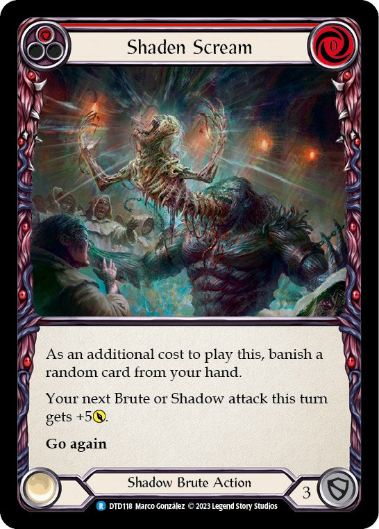 Flesh and Blood TCG: Shaden Scream (Red) image