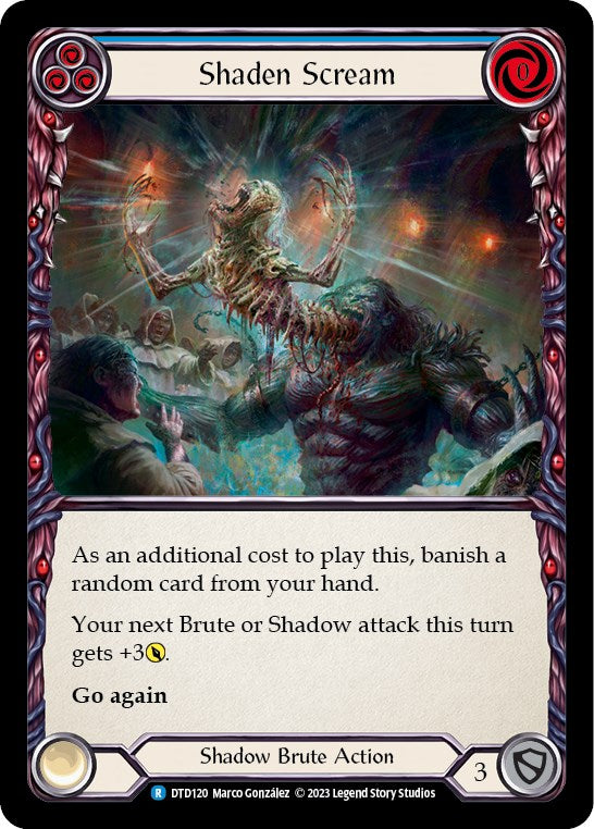 Flesh and Blood TCG: Shaden Scream (Blue) image