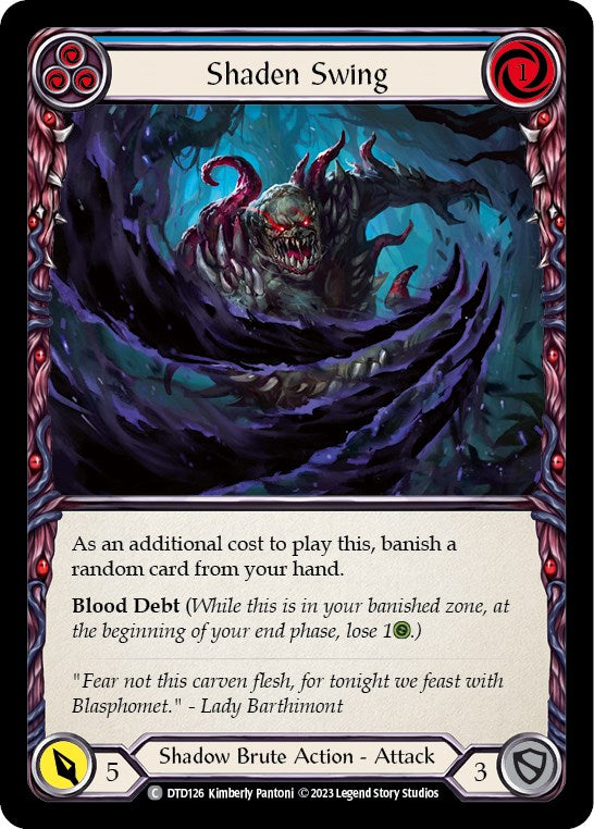 Flesh and Blood TCG: Shaden Swing (Blue) image