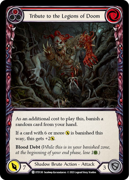 Flesh and Blood TCG: Tribute to the Legions of Doom (Red) image