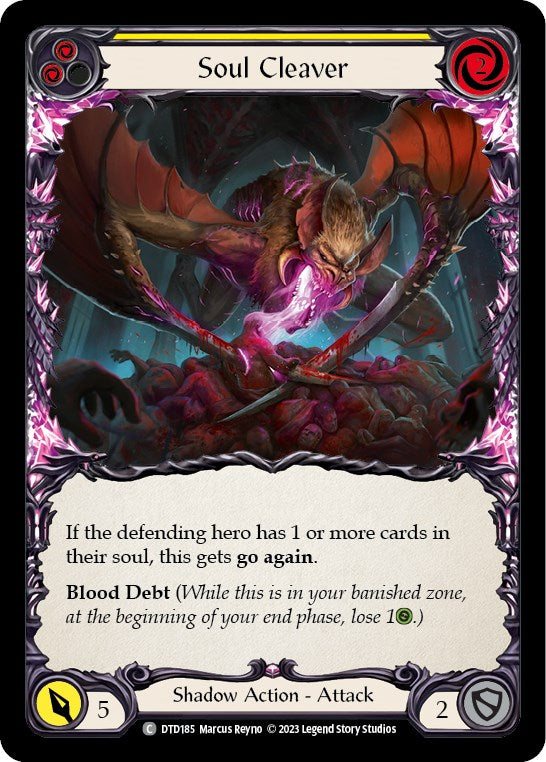 Flesh and Blood TCG: Soul Cleaver (Yellow) image