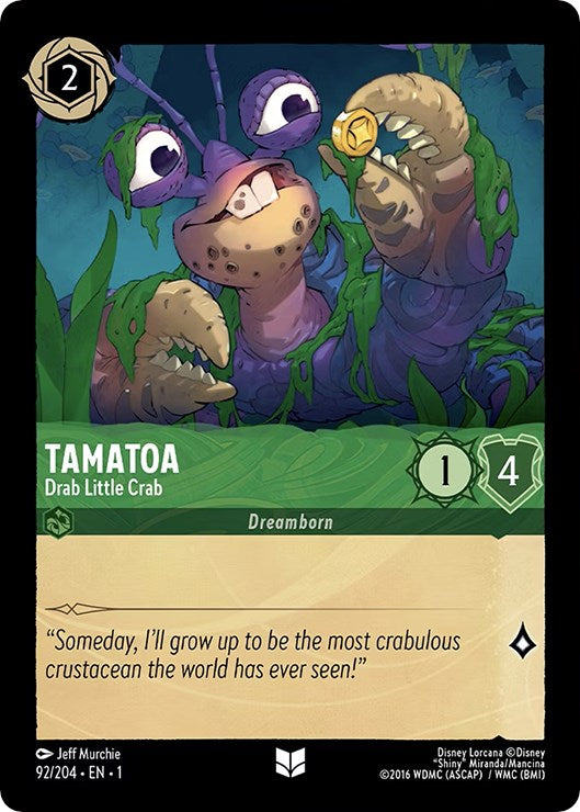 Disney Lorcana: Tamatoa - Drab Little Crab card image