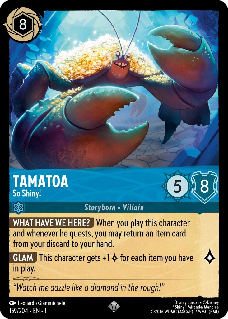 Disney Lorcana: Tamatoa - So Shiny! card image