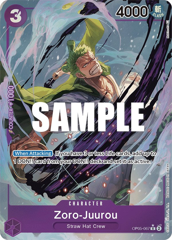 One Piece Card Game: Zoro-Juurou (Alternate Art) card image