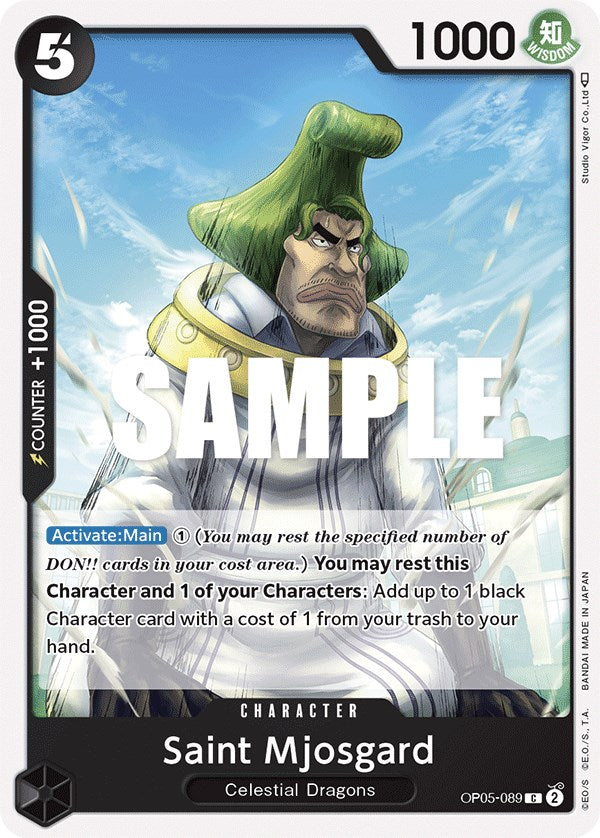 One Piece Card Game: Saint Mjosgard card image