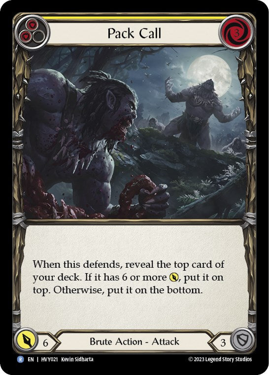 Flesh and Blood TCG: Pack Call (Yellow) image