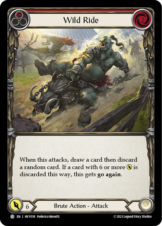 Flesh and Blood TCG: Wild Ride (Red) image