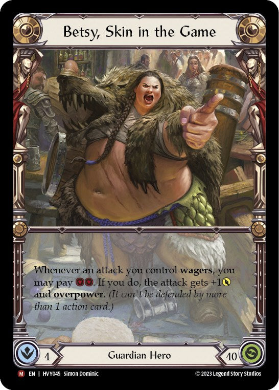 Flesh and Blood TCG: Betsy, Skin in the Game image