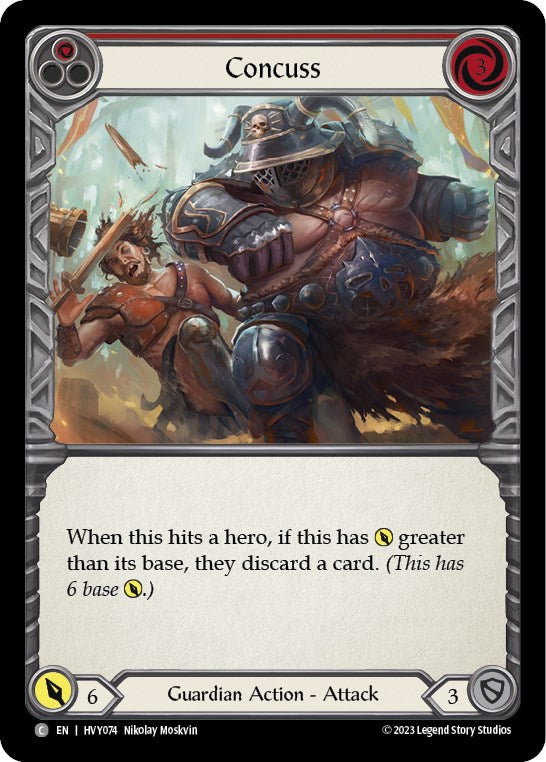 Flesh and Blood TCG: Concuss (Red) image