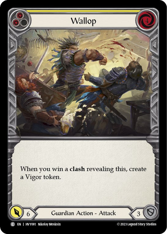 Flesh and Blood TCG: Wallop (Yellow) image