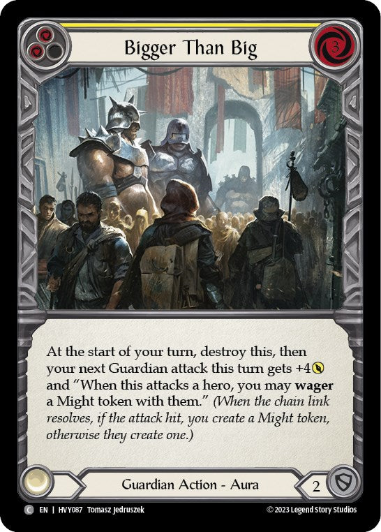Flesh and Blood TCG: Bigger Than Big (Yellow) image