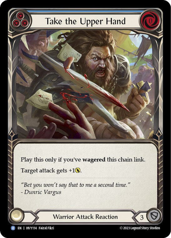 Flesh and Blood TCG: Take the Upper Hand (Blue) image