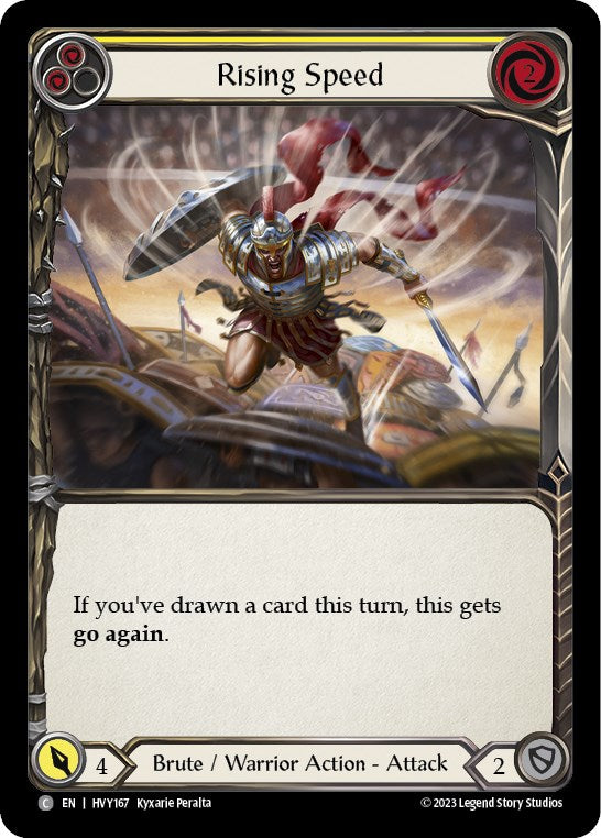 Flesh and Blood TCG: Rising Speed (Yellow) image