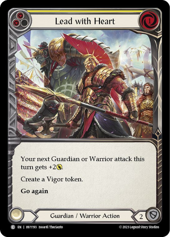 Flesh and Blood TCG: Lead with Heart (Yellow) image