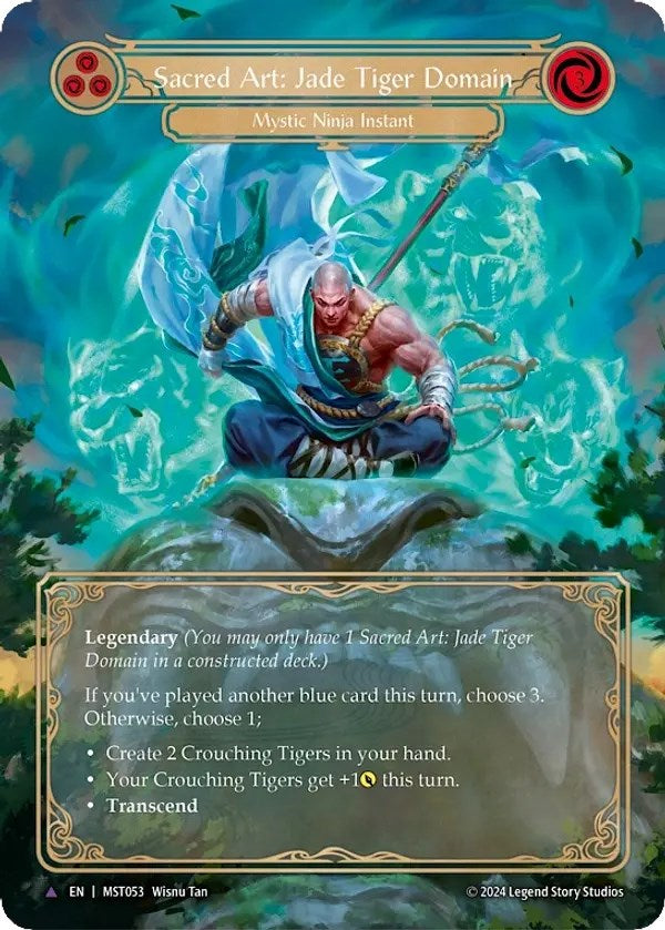 Flesh and Blood TCG: Sacred Art: Jade Tiger Domain (Marvel) image