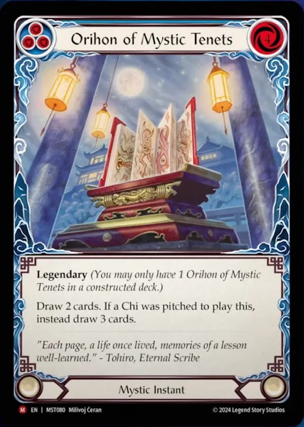 Flesh and Blood TCG: Orihon of Mystic Tenets image