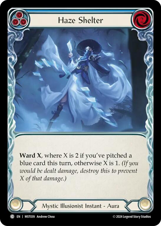 Flesh and Blood TCG: Haze Shelter (Blue) image