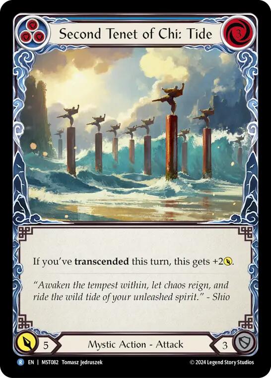 Flesh and Blood TCG: Second Tenet of Chi: Tide image
