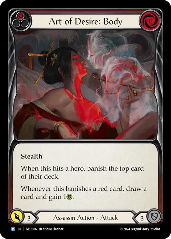 Flesh and Blood TCG: Art of Desire: Body image