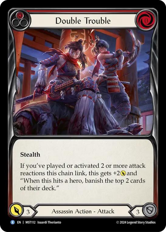Flesh and Blood TCG: Double Trouble (Red) image