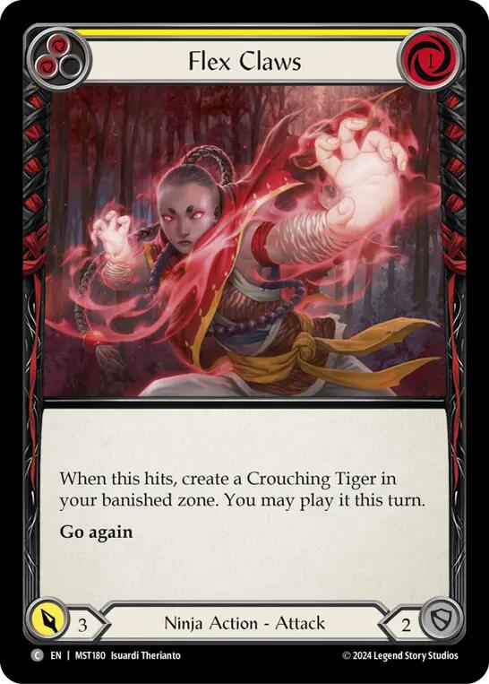 Flesh and Blood TCG: Flex Claws (Yellow) image