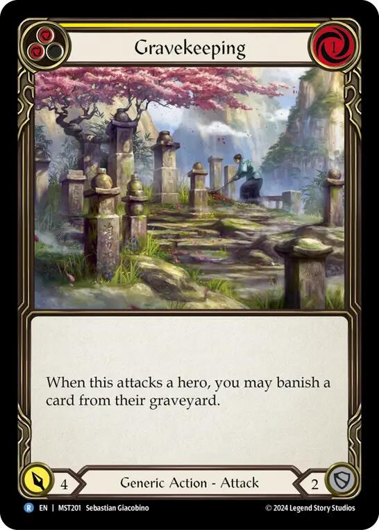 Flesh and Blood TCG: Gravekeeping (Yellow) image