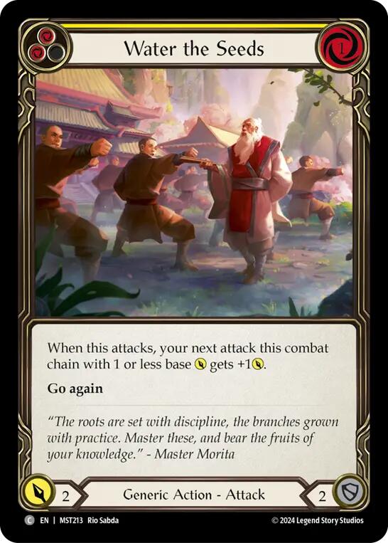 Flesh and Blood TCG: Water the Seeds (Yellow) image