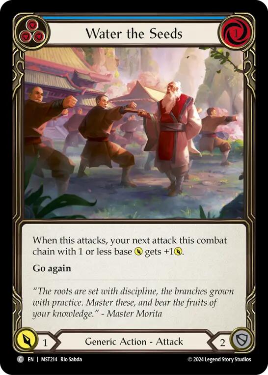 Flesh and Blood TCG: Water the Seeds (Blue) image