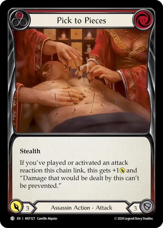 Flesh and Blood TCG: Pick to Pieces (Red) image