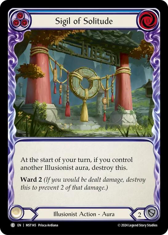 Flesh and Blood TCG: Sigil of Solitude (Blue) image
