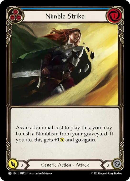 Flesh and Blood TCG: Nimble Strike (Blue) image