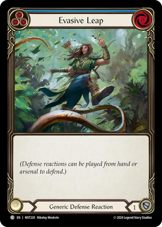 Flesh and Blood TCG: Evasive Leap (Blue) image