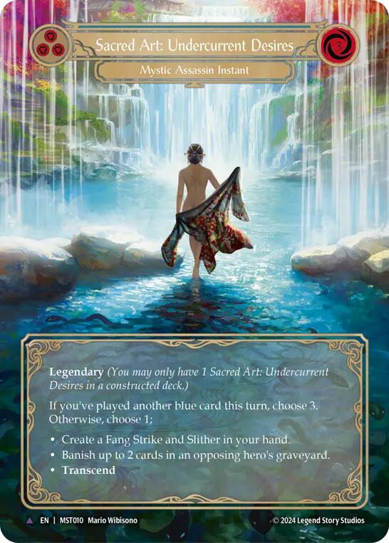 Flesh and Blood TCG: Sacred Art: Undercurrent Desires (Marvel) image