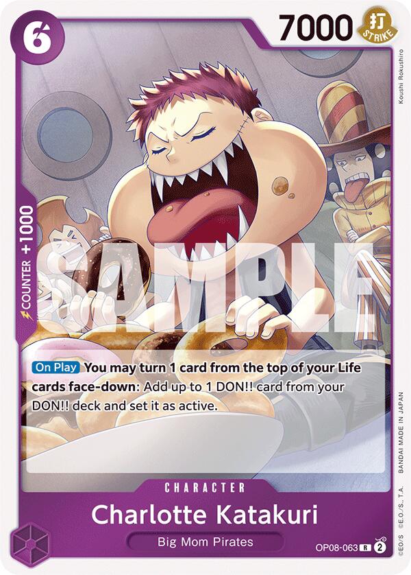 One Piece Card Game - Charlotte Katakuri (063) - OP08-063 – The