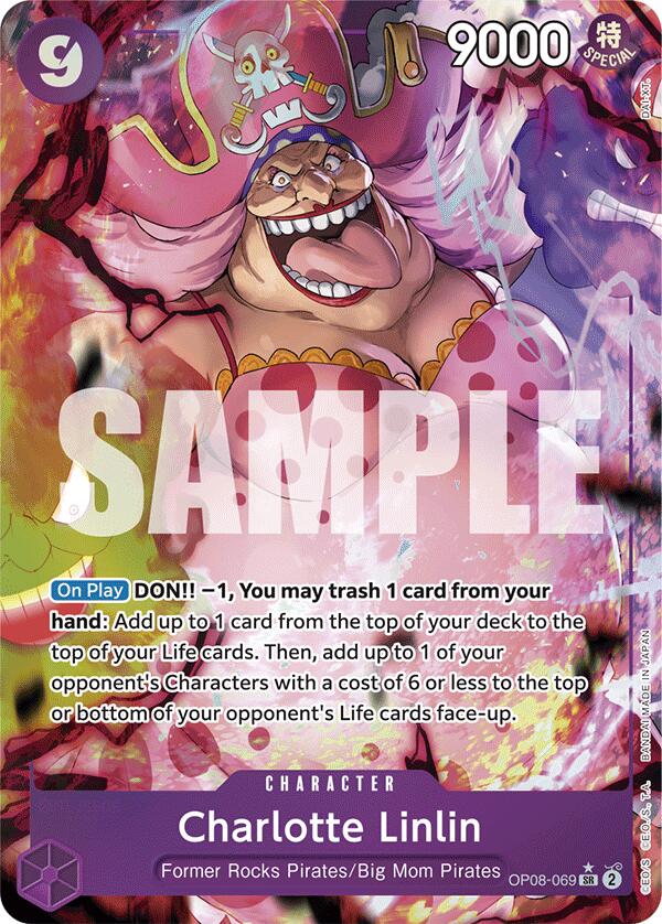 one piece card game kaido and linlin - Charlotte (Parallel) all Characters other than this Character OP08-119 Kaido & Linlin Character